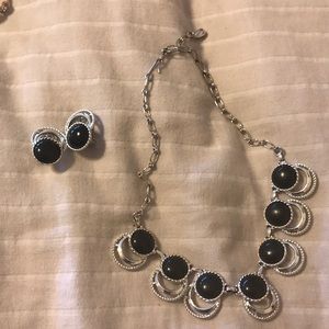 Matching earrings and necklace